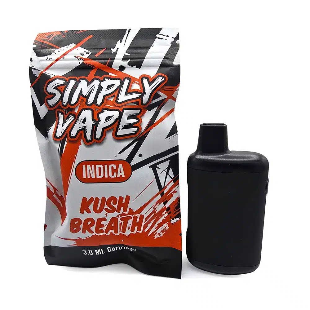 Simply Vapes – THC Disposable Vape – Kush Breath – 3mL