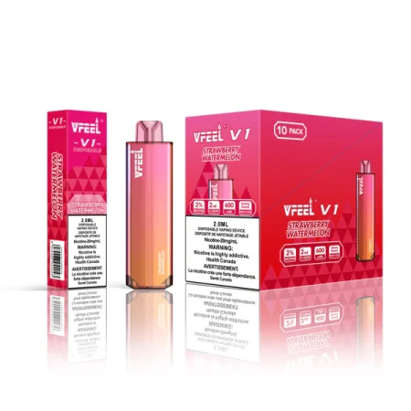 VFEEL V1 6000 Puffs – Strawberry Watermelon Disposable Vape