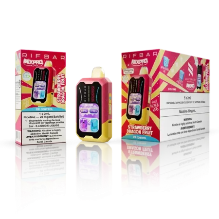 RIFBAR MIXPRO 40K – Strawberry Dragon Fruit Disposable Vape | 40,000 Puffs
