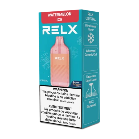 RELX Crystal 15000 Puffs – Watermelon Ice Disposable Vape