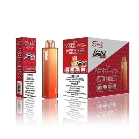 VFEEL V1 6000 Puffs – White Fizz Disposable Vape