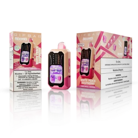 RIFBAR MIXPRO 40K – White Peach Raspberry Disposable Vape | 40,000 Puffs